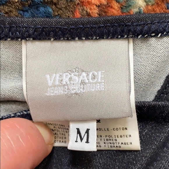 Versace denim corset bustier M - Picture 3 of 4